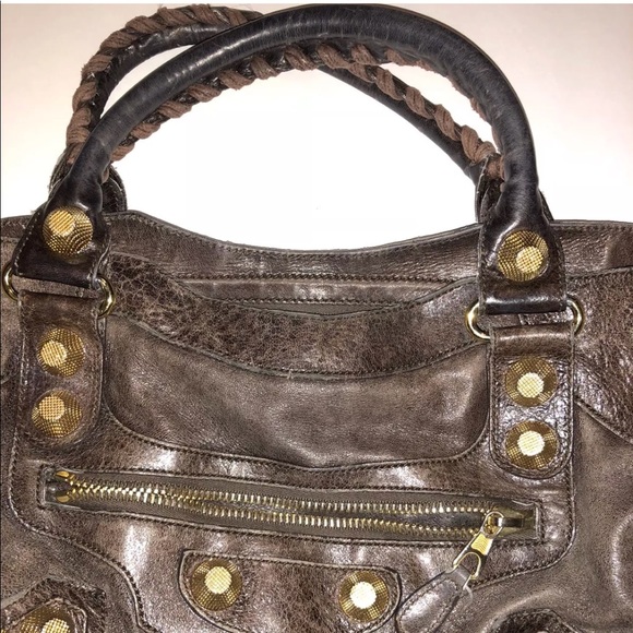 Auth BALENCIAGA THE GIANT CITY Editors 2way Purse - Picture 2 of 8